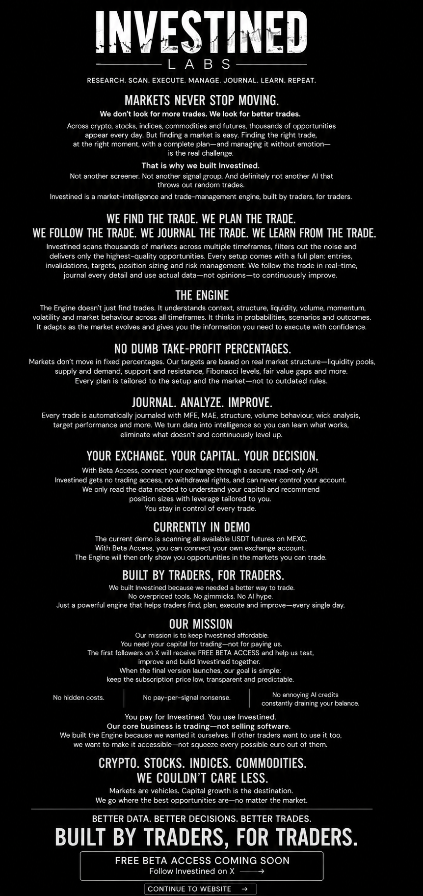 Investined Labs manifesto